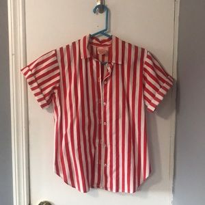Vintage striped button down